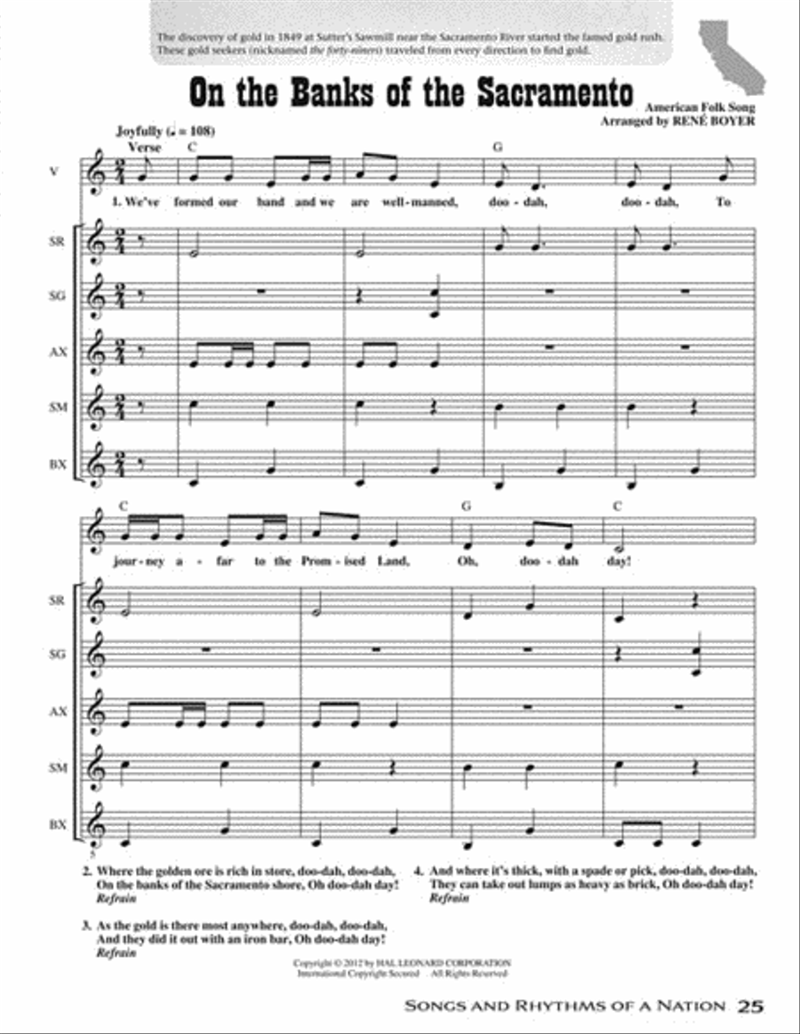 Songs and Rhythms of a Nation Choir scores gallery preview page 4