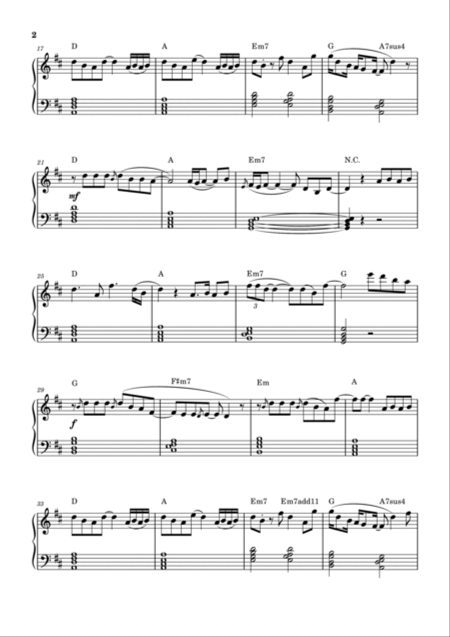 I Try Easy Piano scores gallery preview page 2
