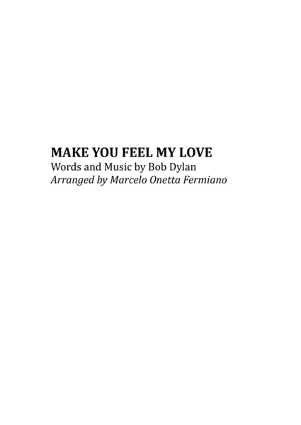 Make You Feel My Love image number null