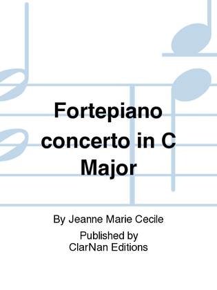 Book cover for Fortepiano concerto in C Major