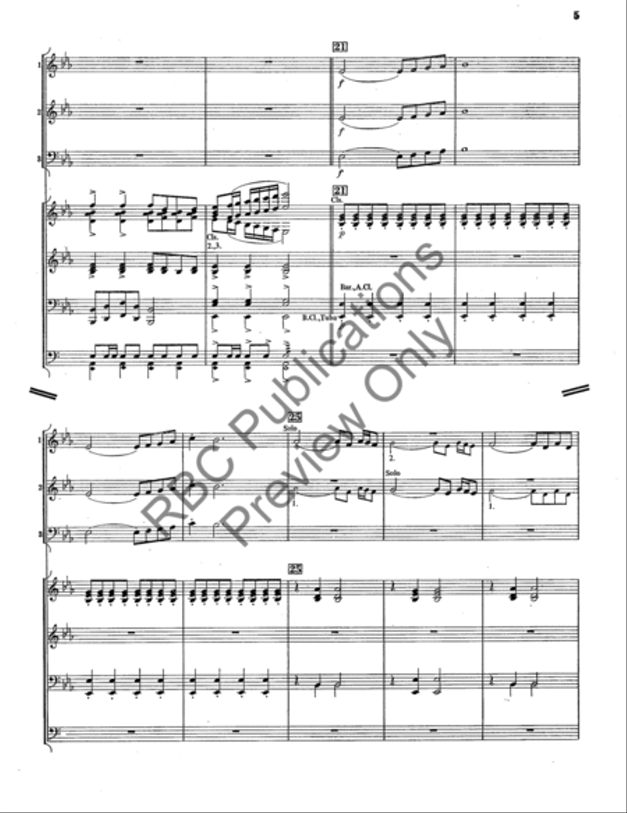 Concerto Gross Concert Band Concert Band scores gallery preview page 6