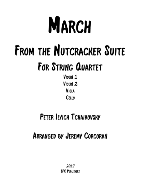 March From The Nutcracker Suite for String Quartet image number null