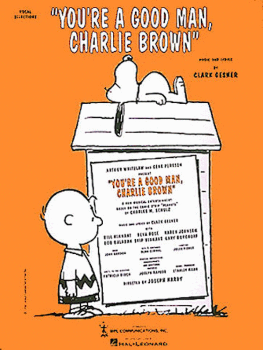 You're A Good Man, Charlie Brown - Vocal Selections Piano, Vocal, Guitar scores gallery preview page 1