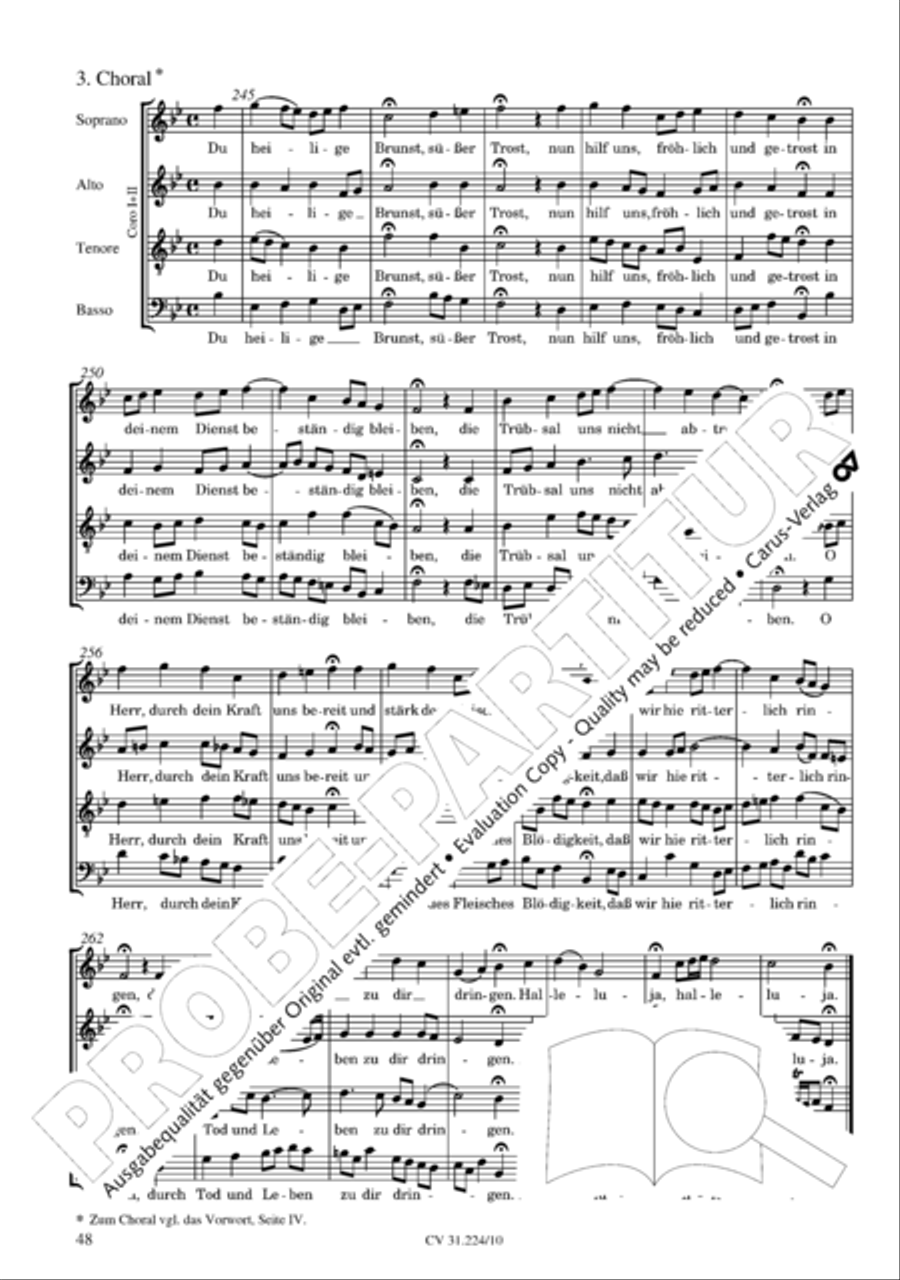 The complete motets (without Bc) Choir scores gallery preview page 55