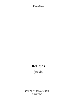 Book cover for Reflejos (pasillo) (piano solo)