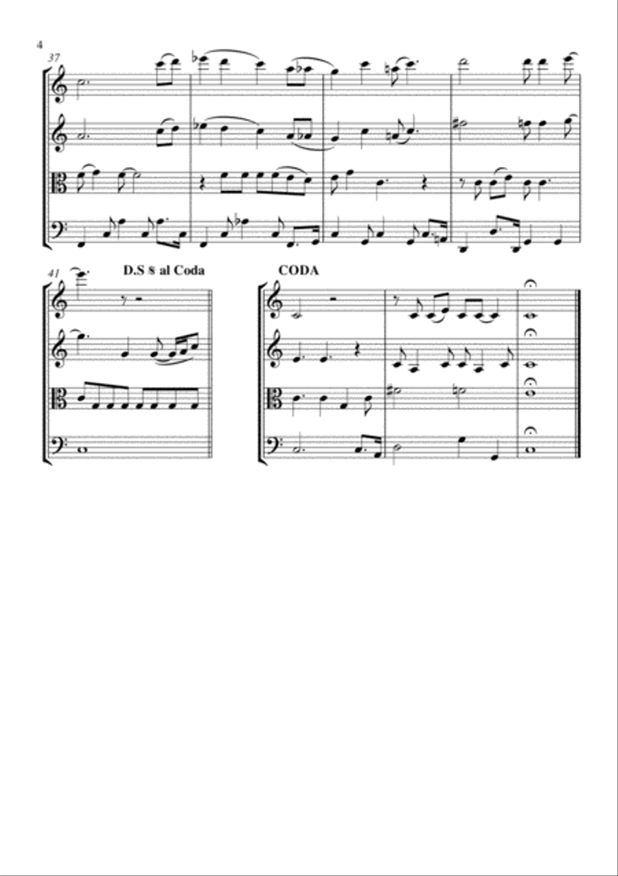To Make You Feel My Love To Make You Feel My Love String Quartet scores gallery preview page 4