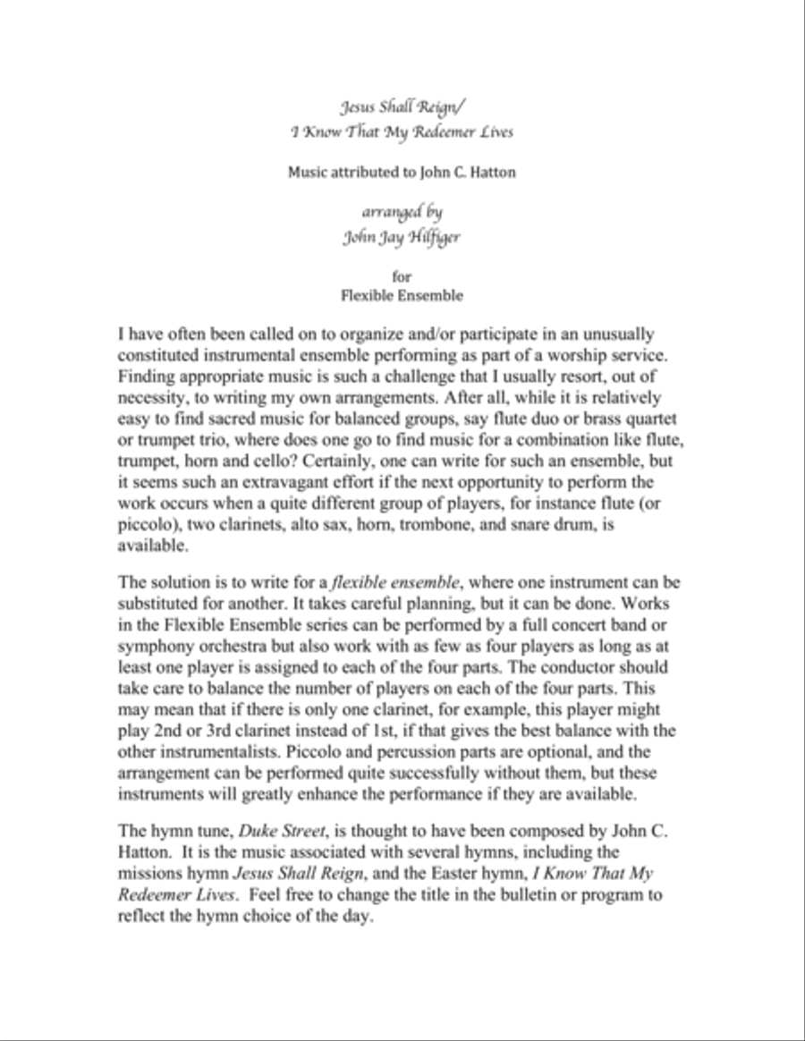 Jesus Shall Reign/ I Know That My Redeemer Lives Full Orchestra scores gallery preview page 2