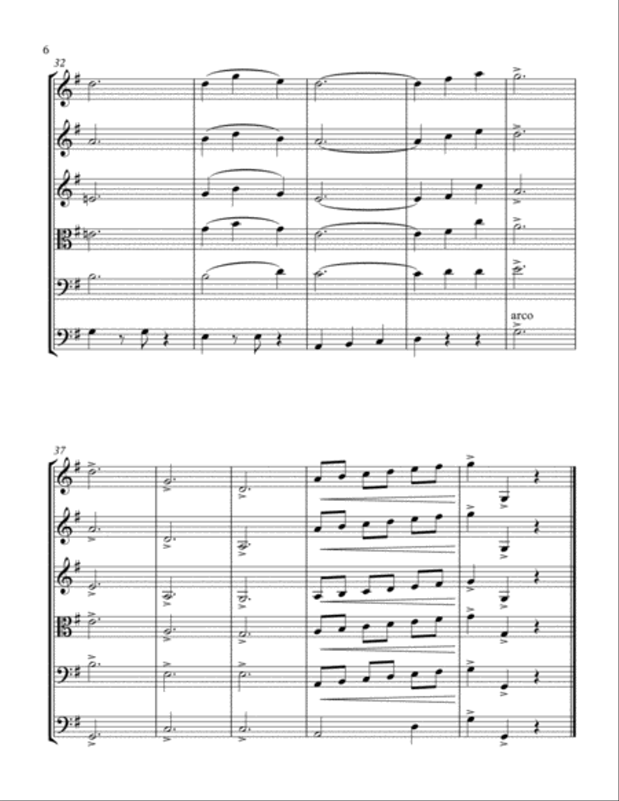 It's The Most Wonderful Time Of The Year String Quartet scores gallery preview page 6