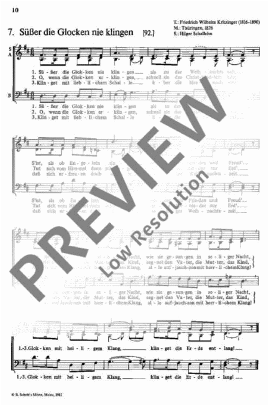 Das Buch der Weihnachtslieder Mixed Choir scores gallery preview page 11