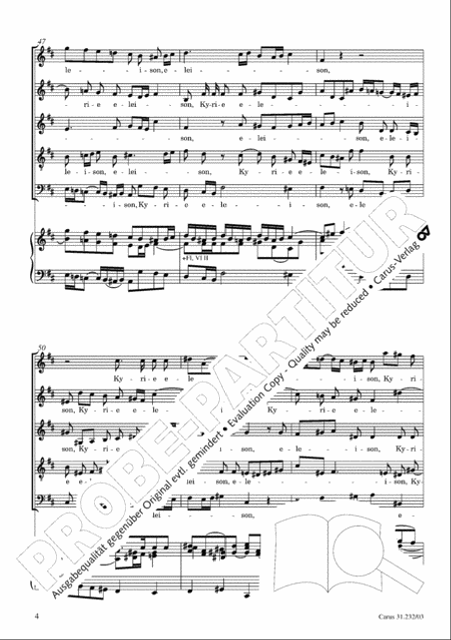 B Minor Mass, BWV 232 (Messe in h-Moll) SSATB scores gallery preview page 9
