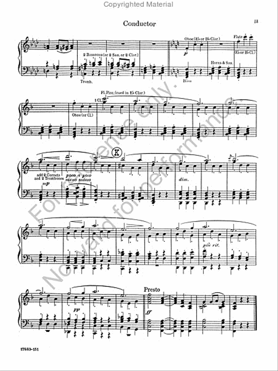 Slavonic Dance No. 7; Slavonic Dance No. 8 Concert Band scores gallery preview page 14
