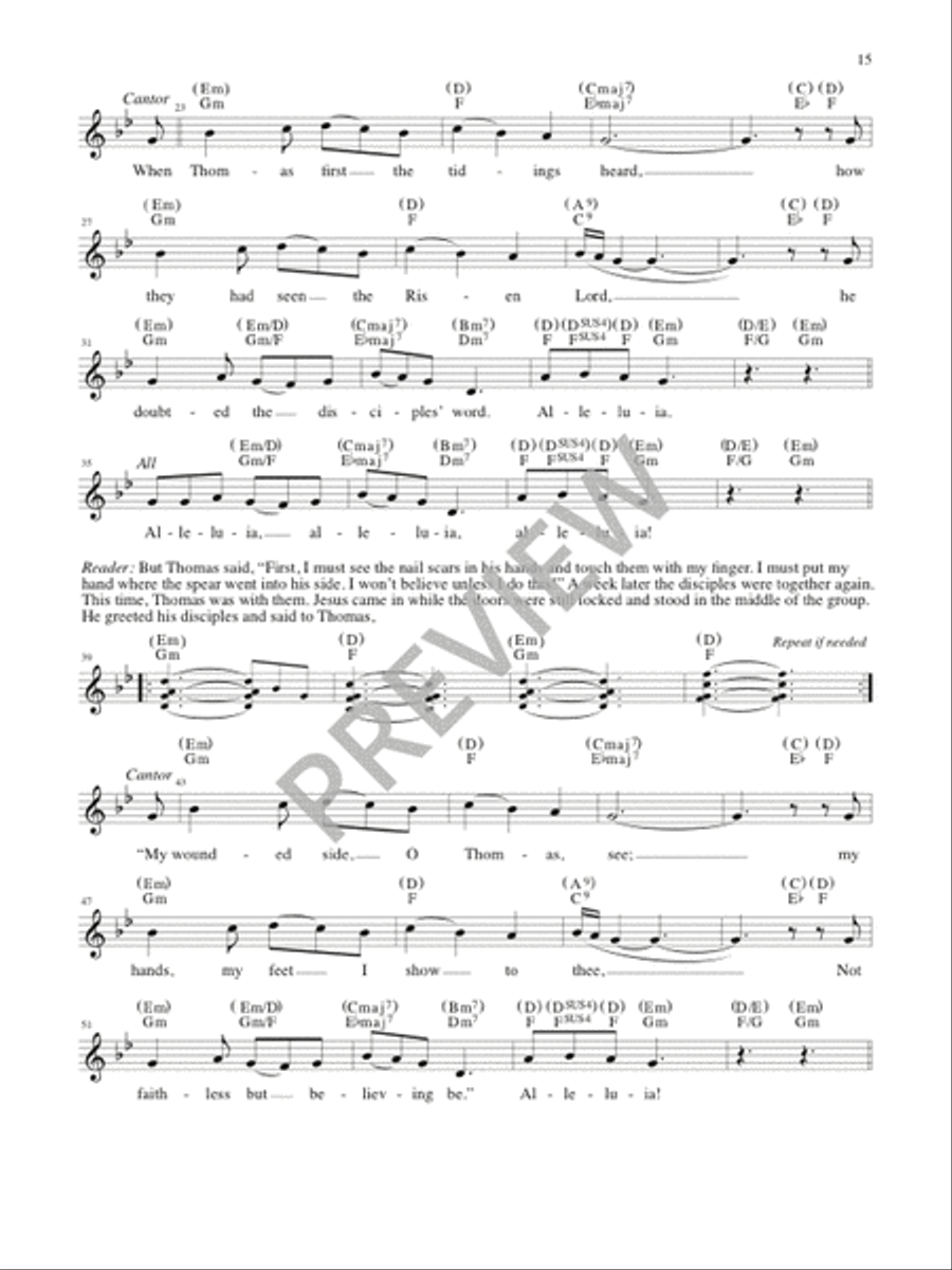 Easter Gospels Easter Gospels Flute scores gallery preview page 14