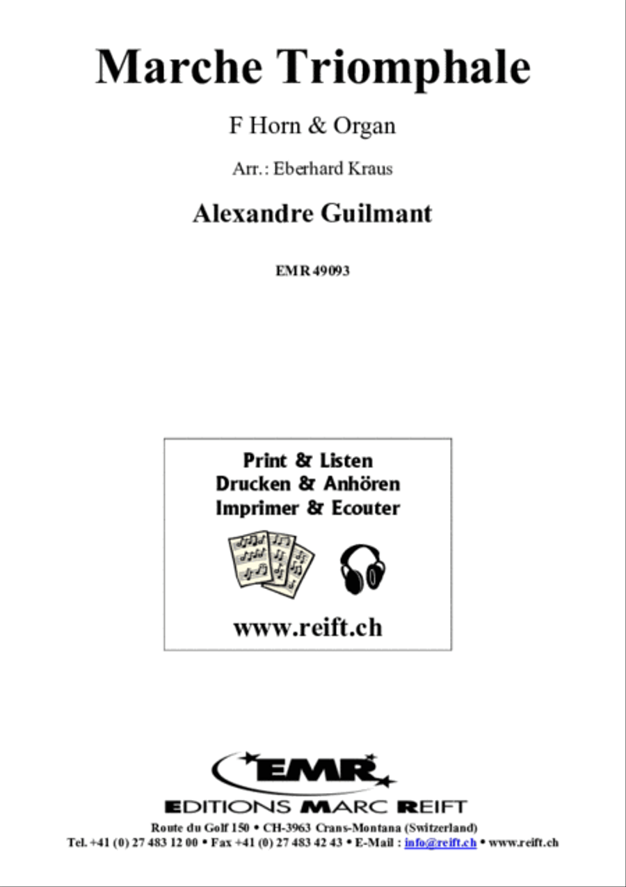 Marche Triomphale Marche Triomphale Horn scores gallery preview page 2