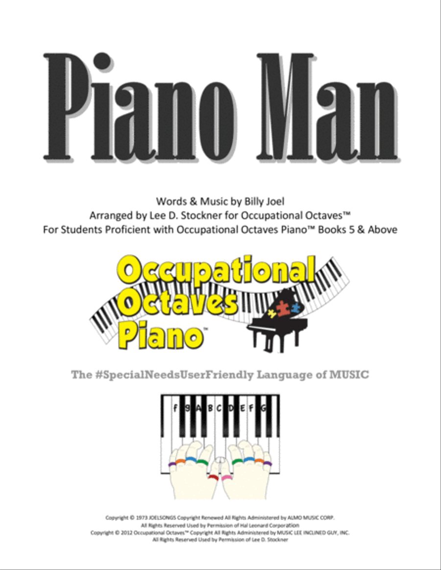 Piano Man Small Ensemble scores gallery preview page 1
