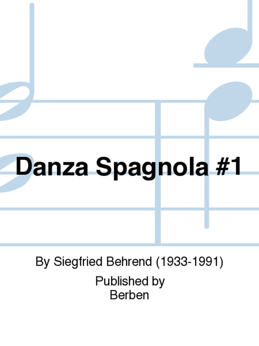 Danza Spagnola No. 1