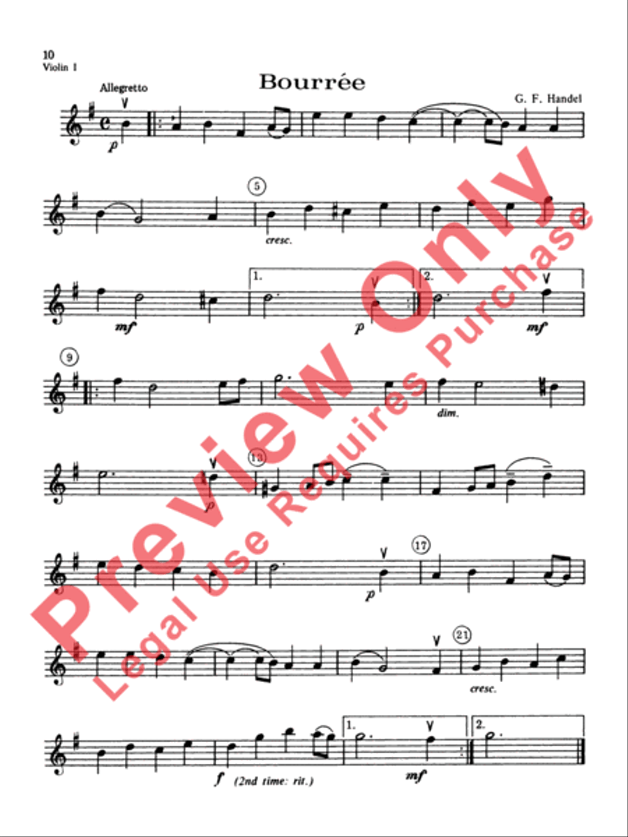 String Orchestra Accompaniments to Solos from Volumes 1 & 2 String Orchestra scores gallery preview page 7