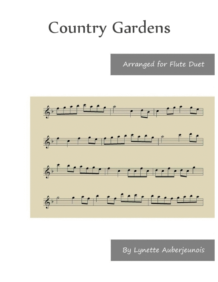 Country Gardens - Flute Duet image number null