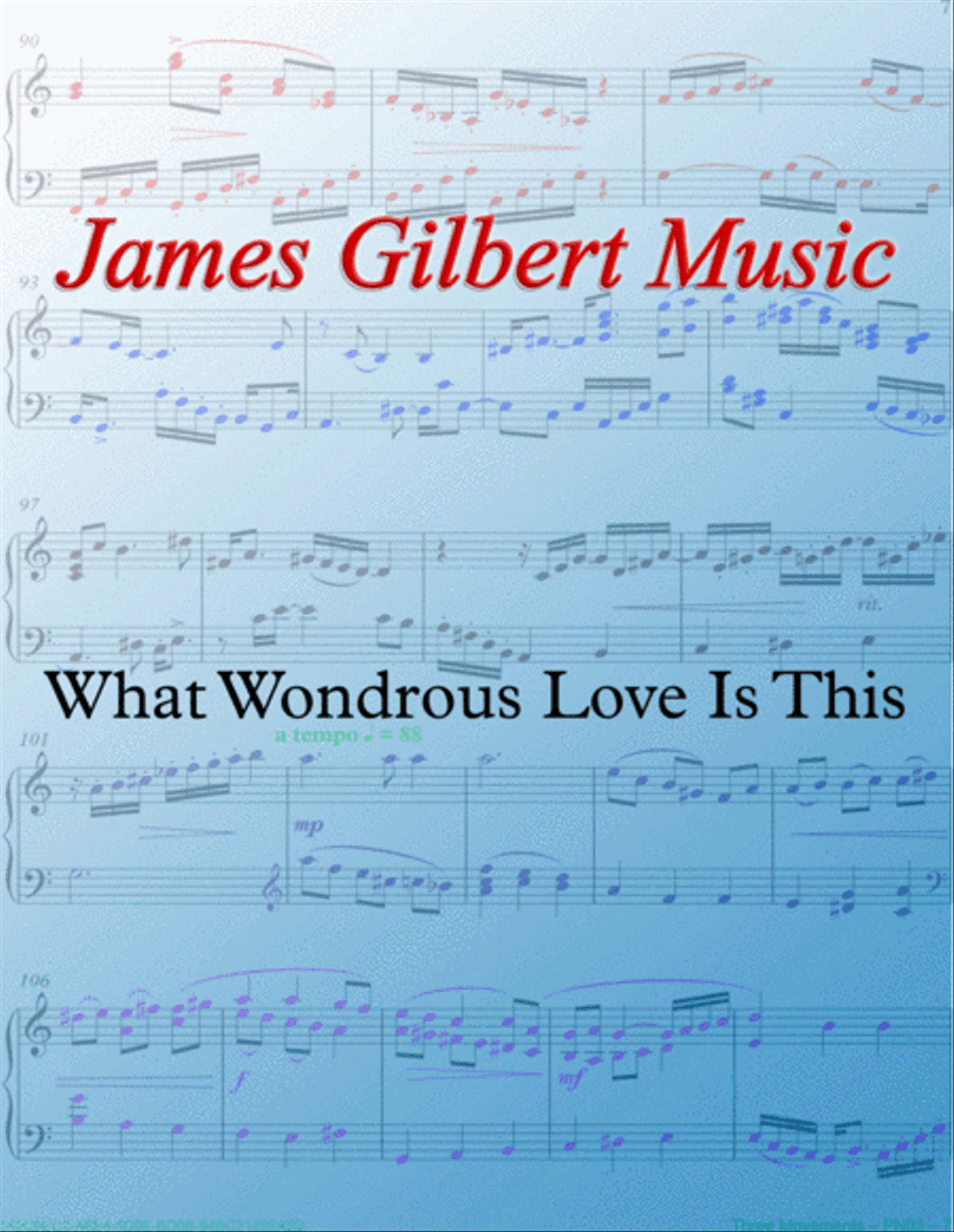 What Wondrous Love Is This Organ Solo scores gallery preview page 1