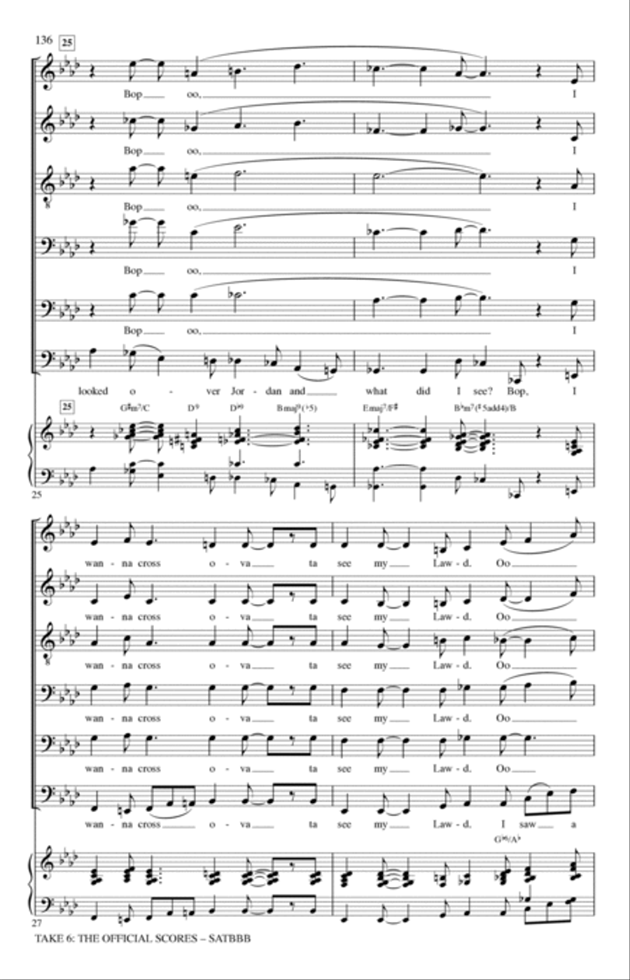 Get Away Jordan A Cappella scores gallery preview page 7