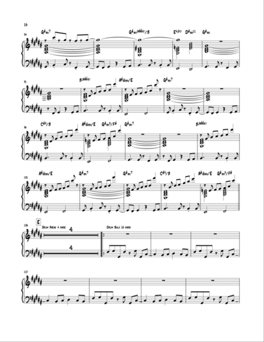 The Dancer Piano scores gallery preview page 4