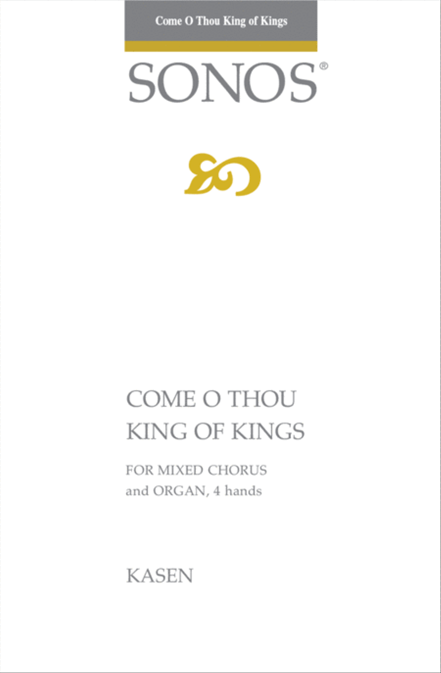 Come, O Thou King of Kings - SATB 4-Part scores gallery preview page 1