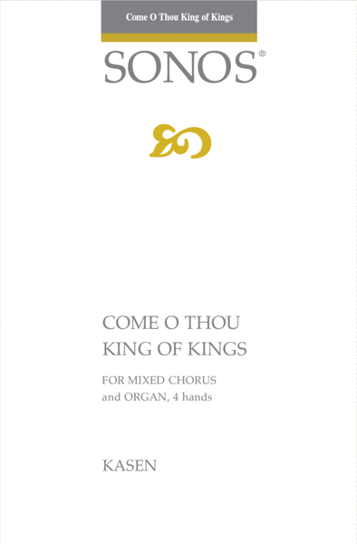 Come, O Thou King of Kings - SATB image number null
