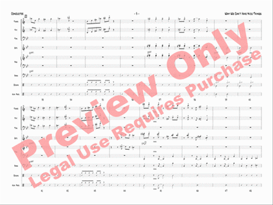 Why We Can't Have Nice Things Jazz Ensemble scores gallery preview page 6