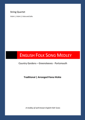 Book cover for English Folk Song Medley