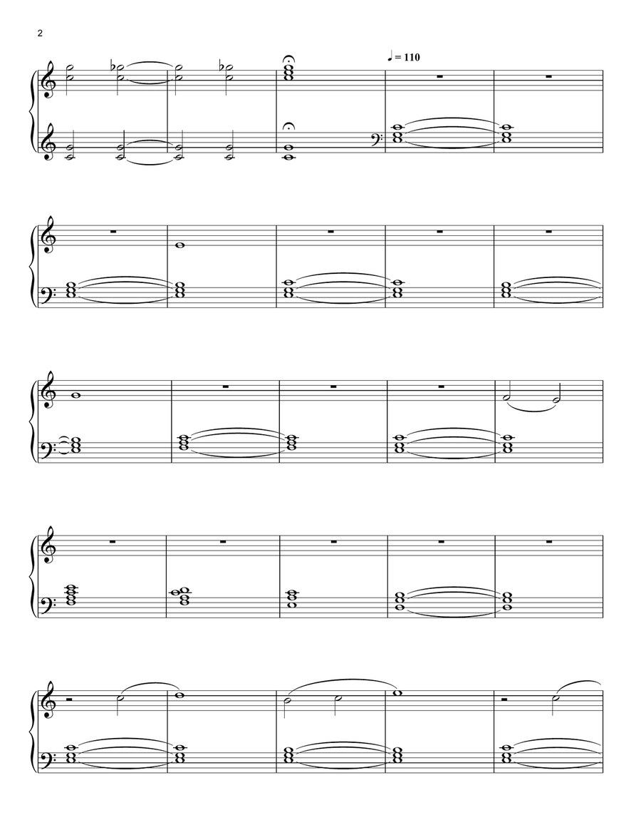 Oceanic 815 (from Lost) Piano Solo scores gallery preview page 2