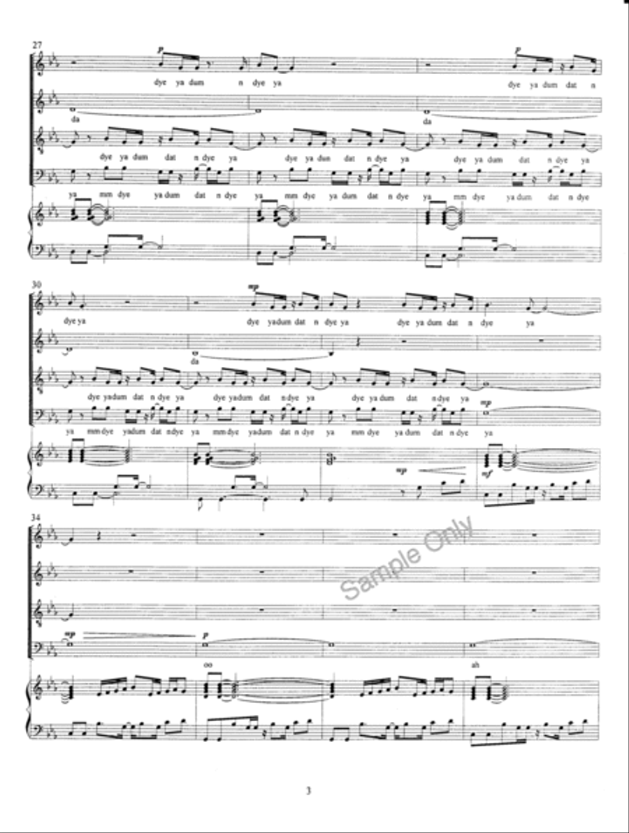 Blue Car Blue Night Blue Car Blue Night 4-Part scores gallery preview page 4