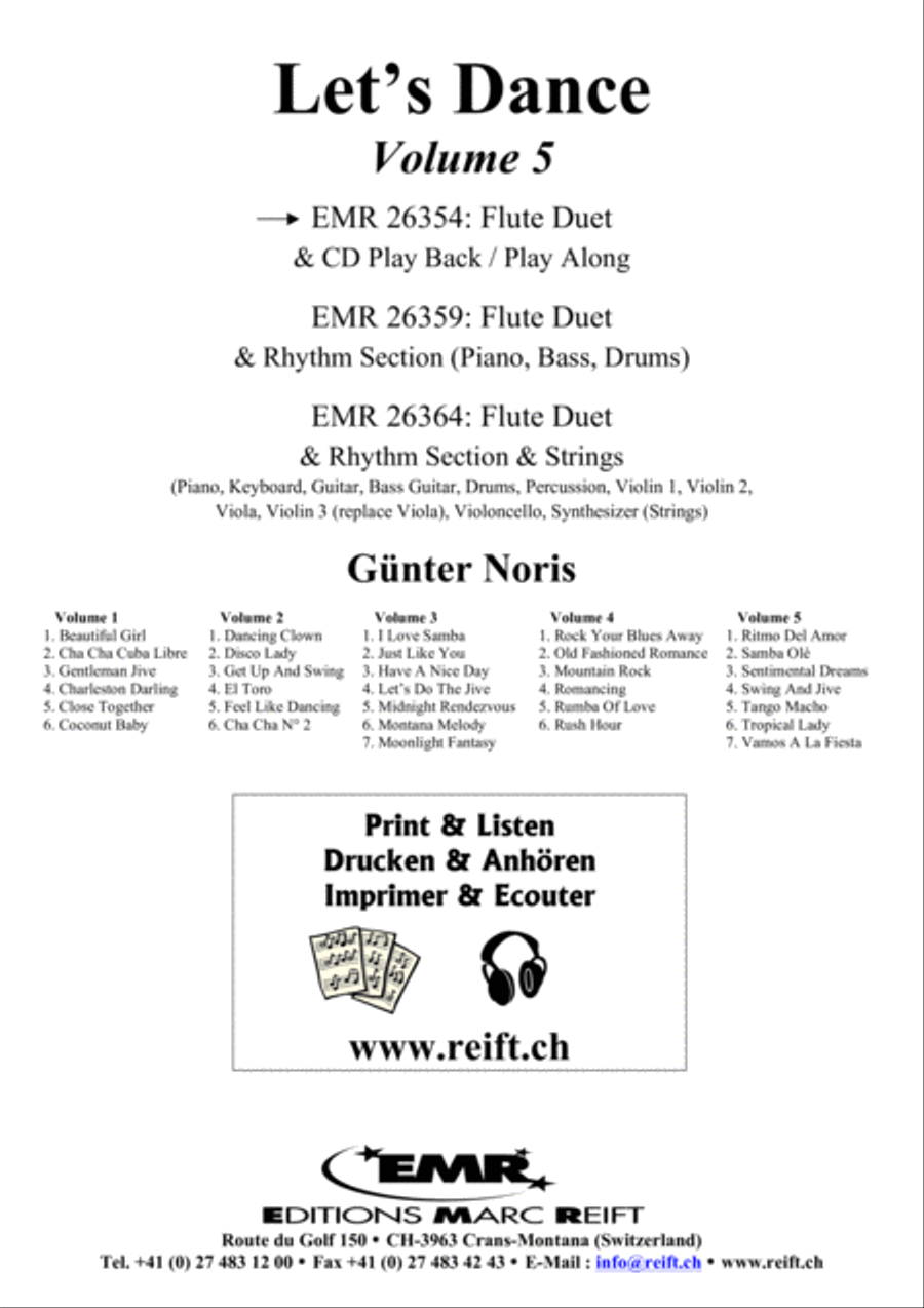 Let's Dance Volume 5 Flute Duet scores gallery preview page 2