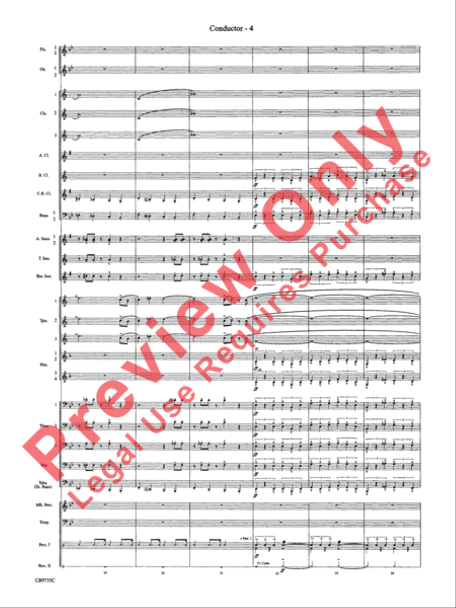 Strike Up the Band Strike Up the Band Concert Band scores gallery preview page 7