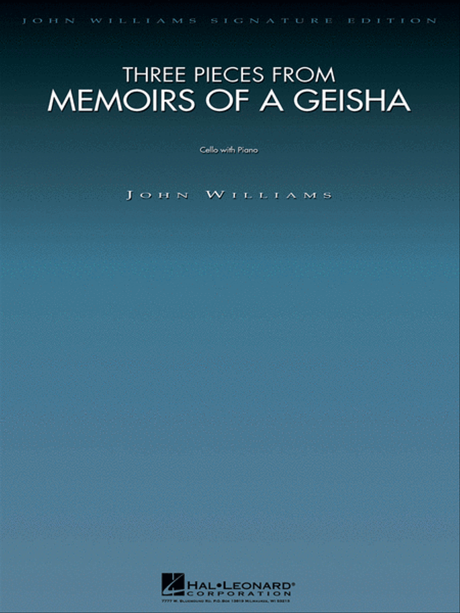 Three Pieces from Memoirs of a Geisha Piano Accompaniment scores gallery preview page 1