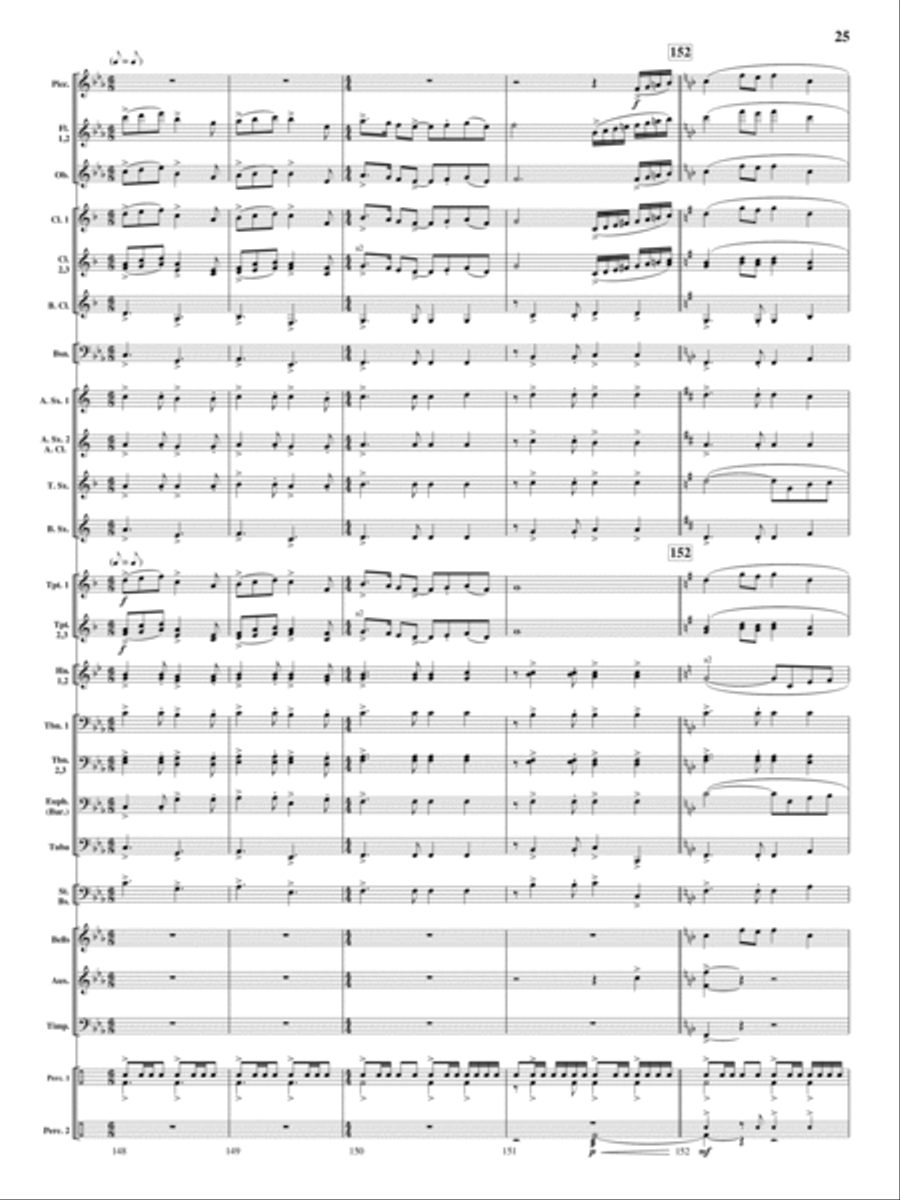 On Wings of Magic Concert Band scores gallery preview page 24