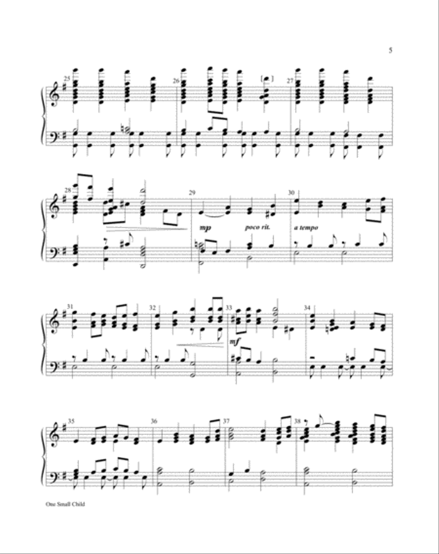 One Small Child Orchestra scores gallery preview page 4