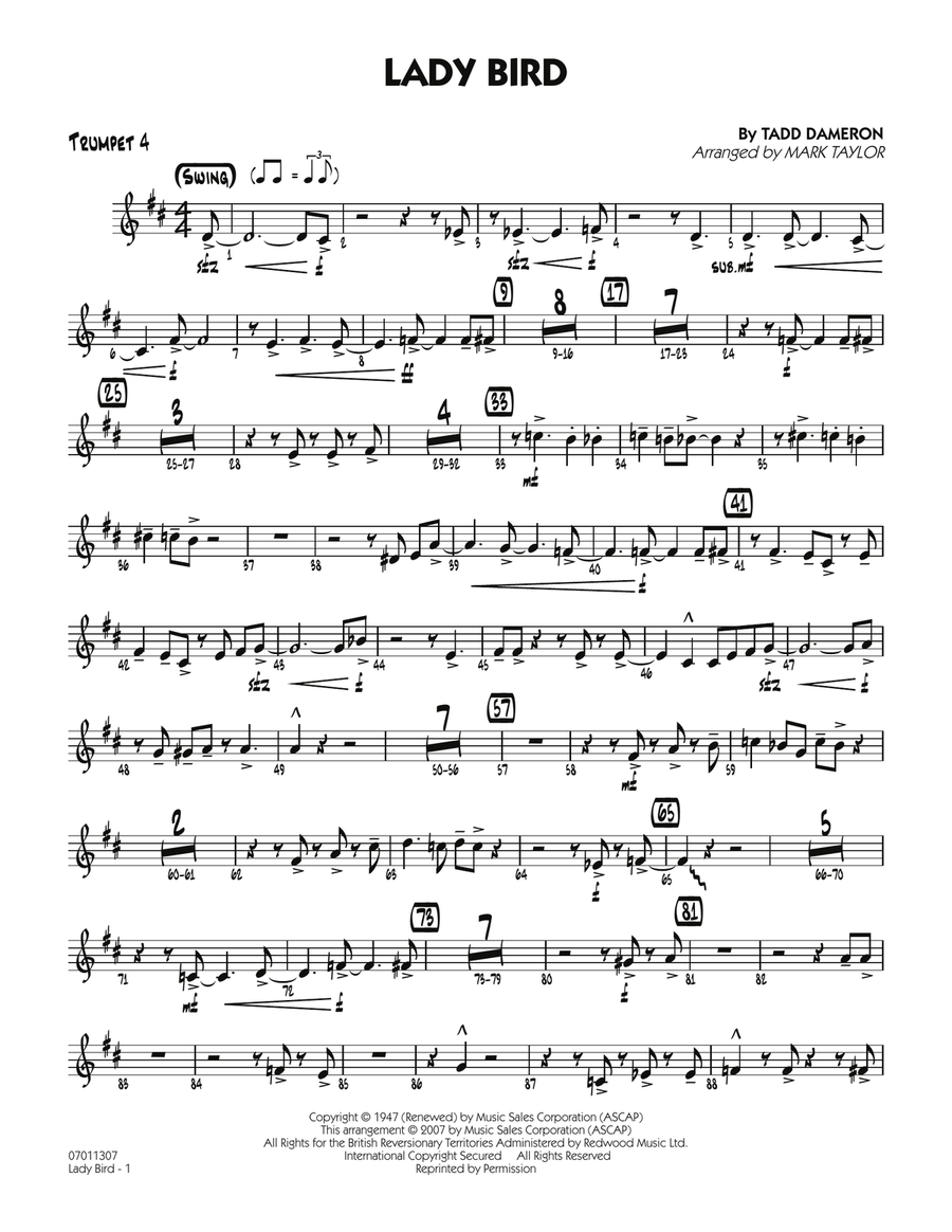 Lady Bird - Trumpet 4