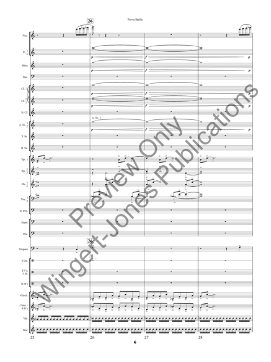Nova Stella Concert Band scores gallery preview page 9