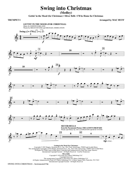 Swing Into Christmas (Medley) - Bb Trumpet 1