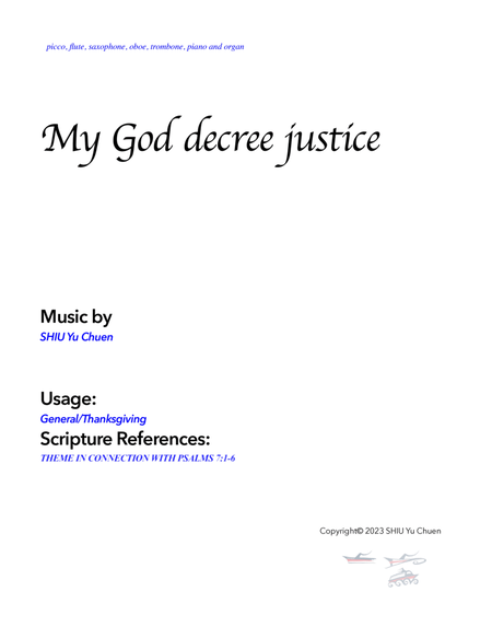 My God decree justice image number null