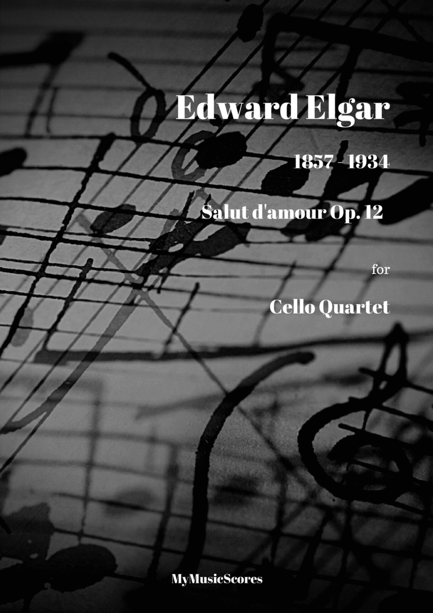 Elgar Salut d'amour Op. 12 for Cello Quartet image number null