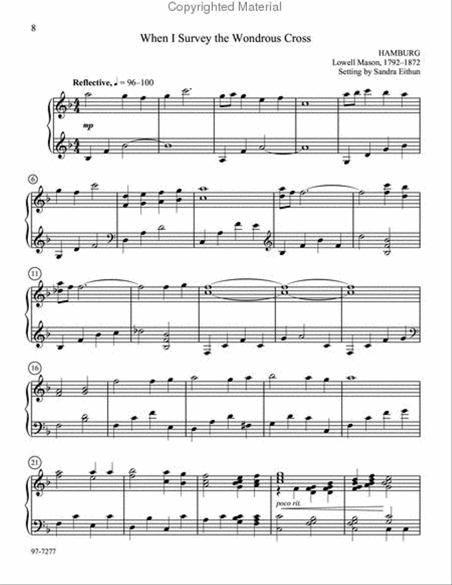 Abide with Us Piano Solo scores gallery preview page 4