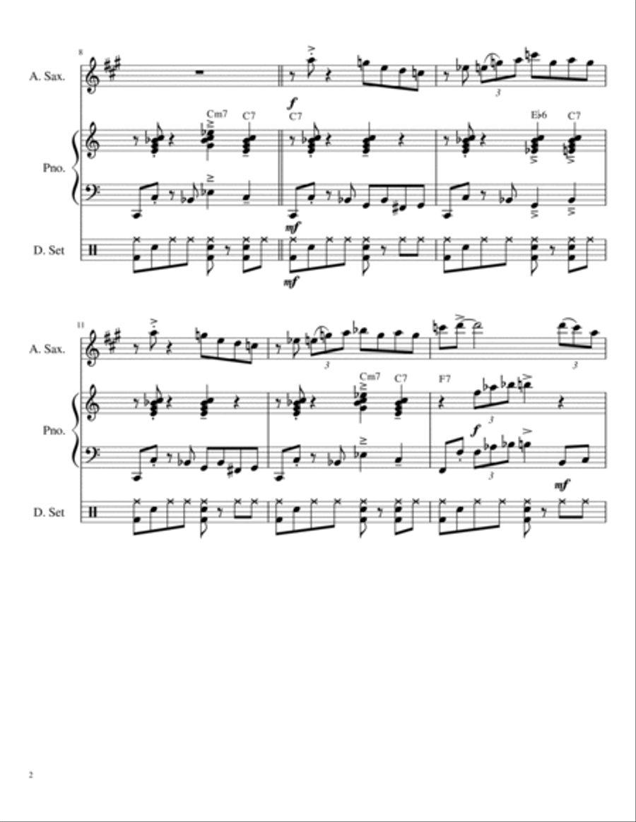 Moving On Moving On Jazz Ensemble scores gallery preview page 2