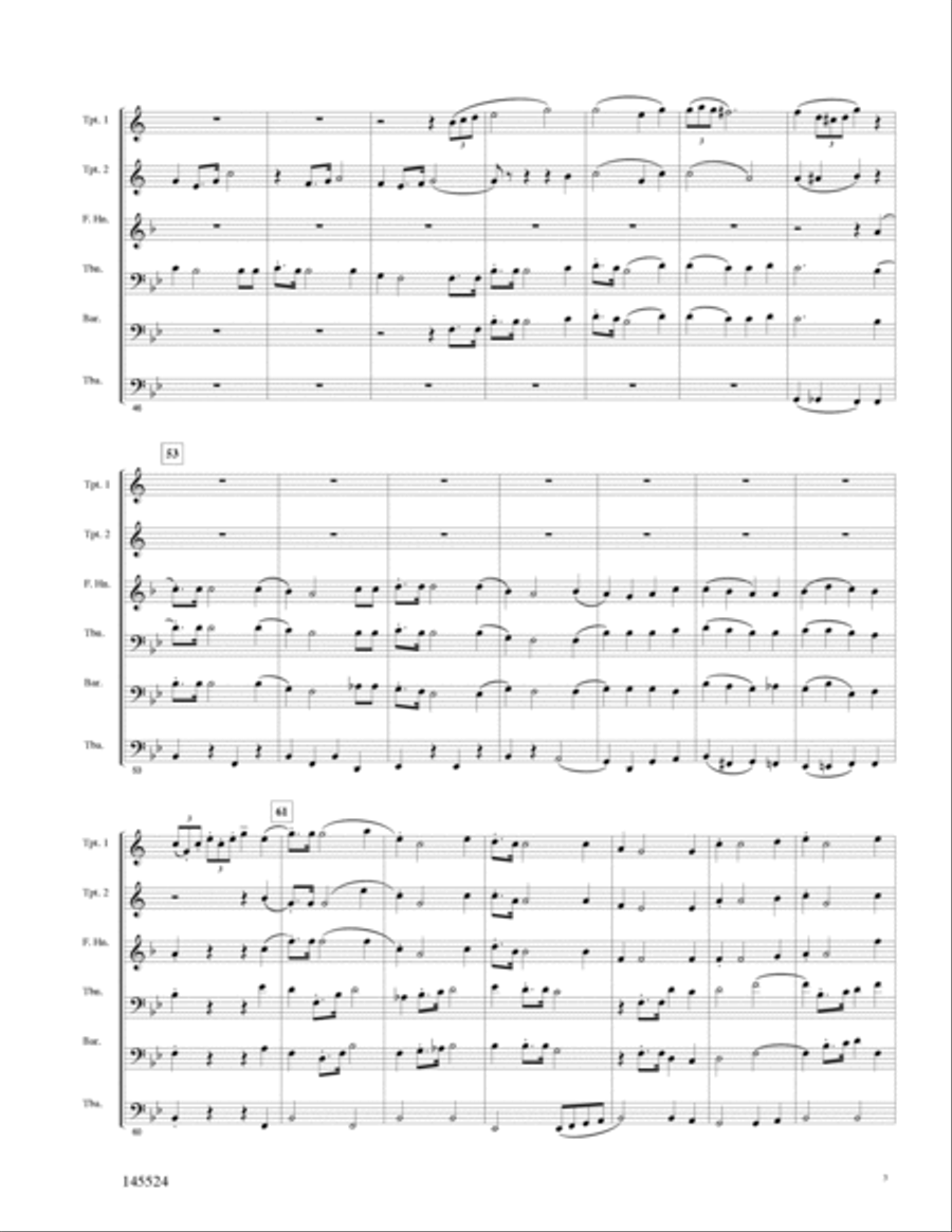 Victory In Jesus Victory In Jesus Brass Quintet scores gallery preview page 4