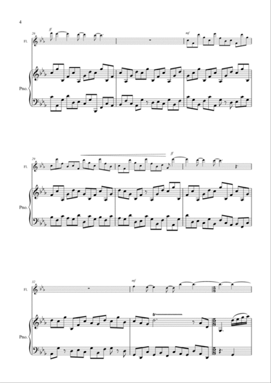Emakhaya (Flute version) Emakhaya (Flute version) Flute Solo scores gallery preview page 4