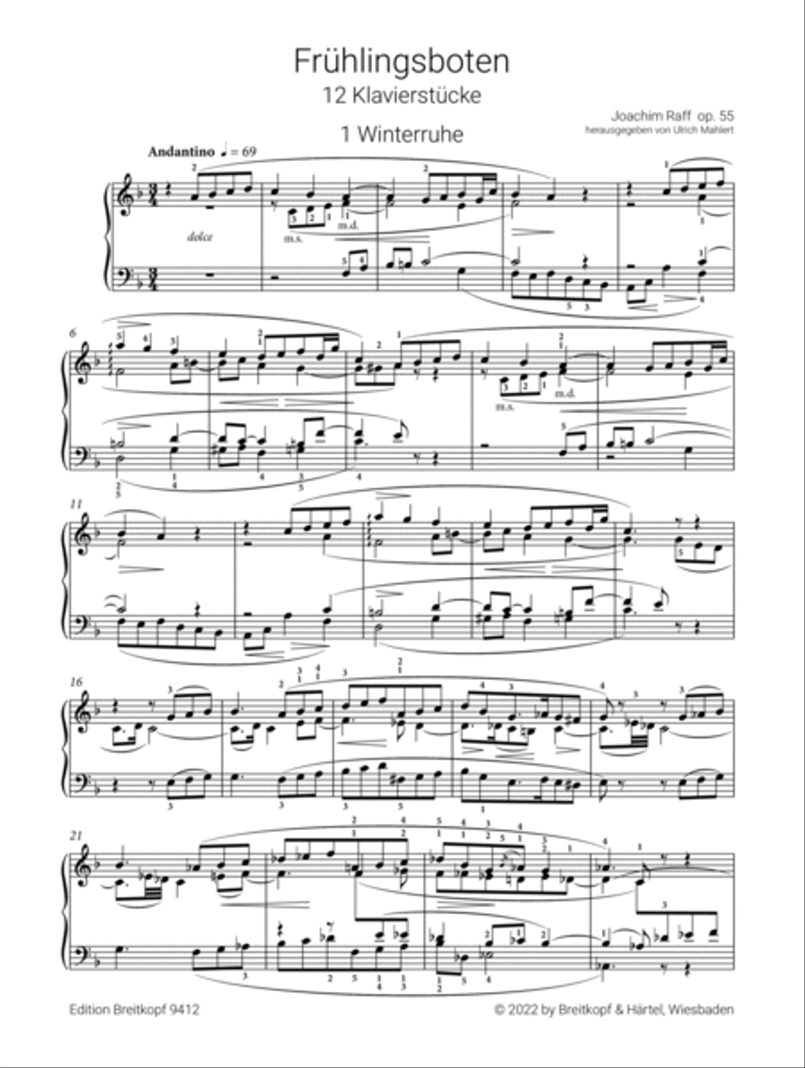 Heralds of Spring op. 55 Piano Solo scores gallery preview page 2