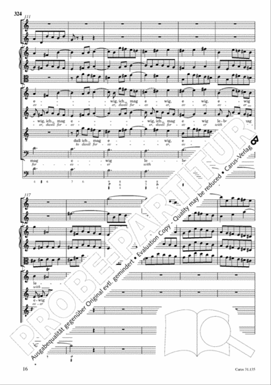 The Complete Sacred Vocal Works (Das geistliche Vokalwerk) Voice scores gallery preview page 325