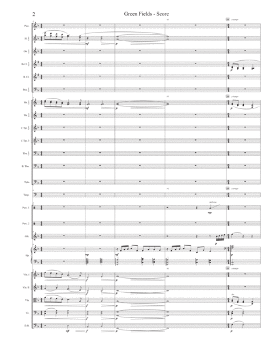 Green Fields Full Orchestra scores gallery preview page 4