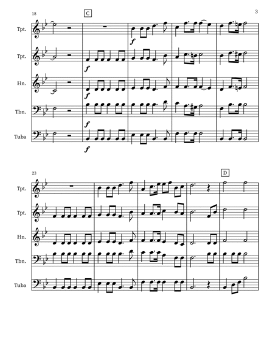 There Is Power In The Blood Small Ensemble scores gallery preview page 3