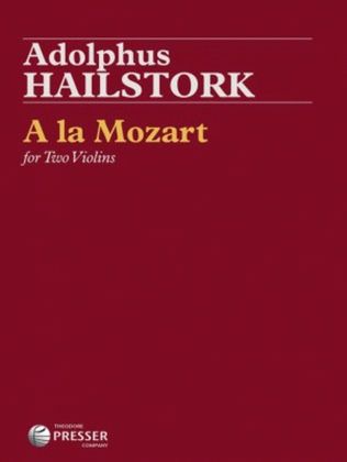Book cover for A La Mozart