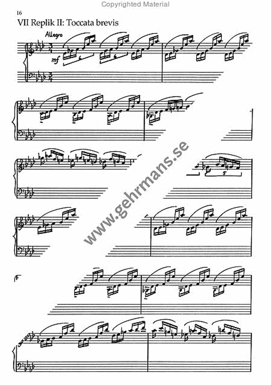 Komme ditt rike Organ Solo scores gallery preview page 8